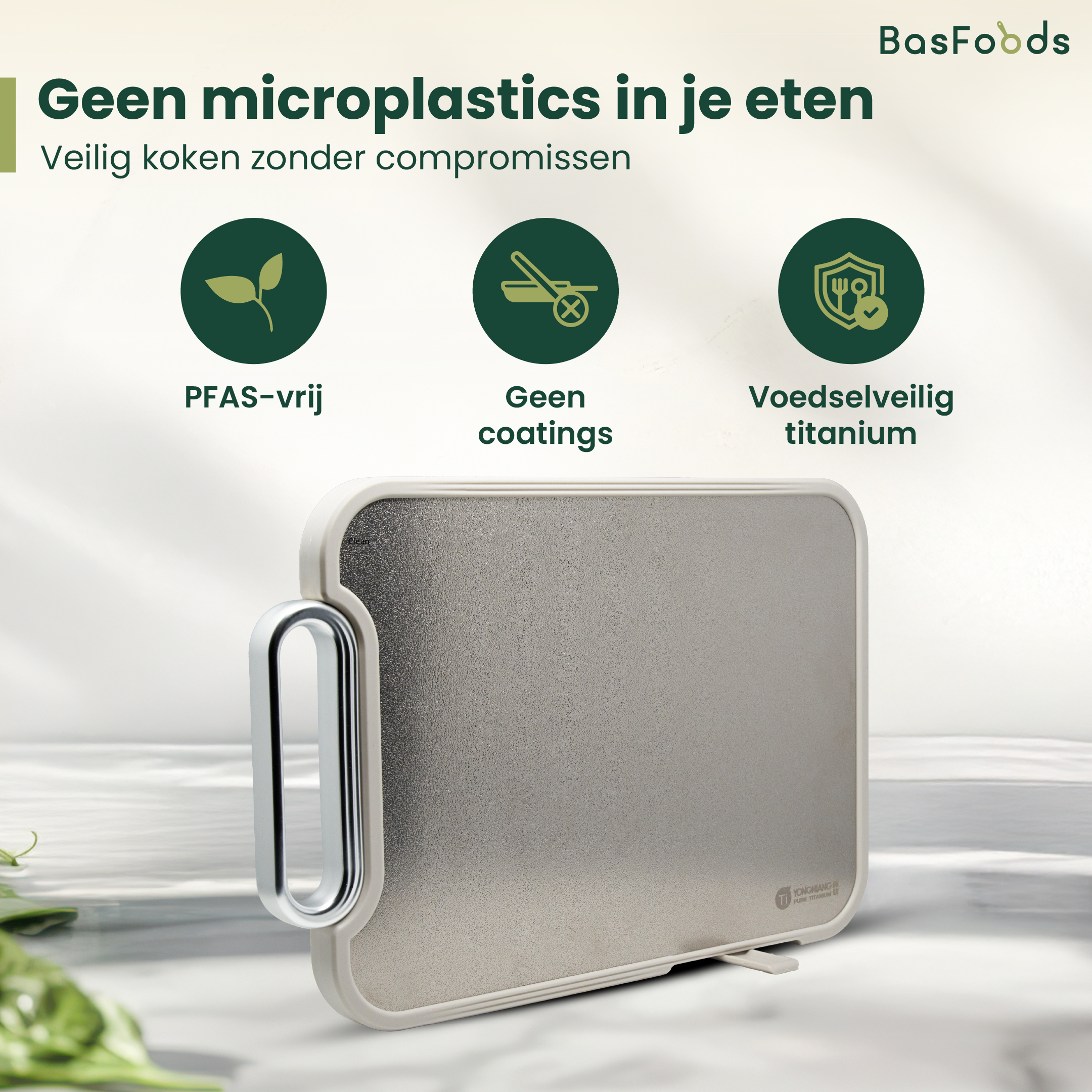 Infographic: geen microplastics